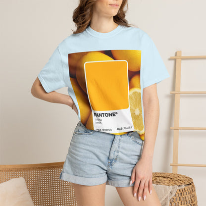 Pantone Lemon Print T-Shirt