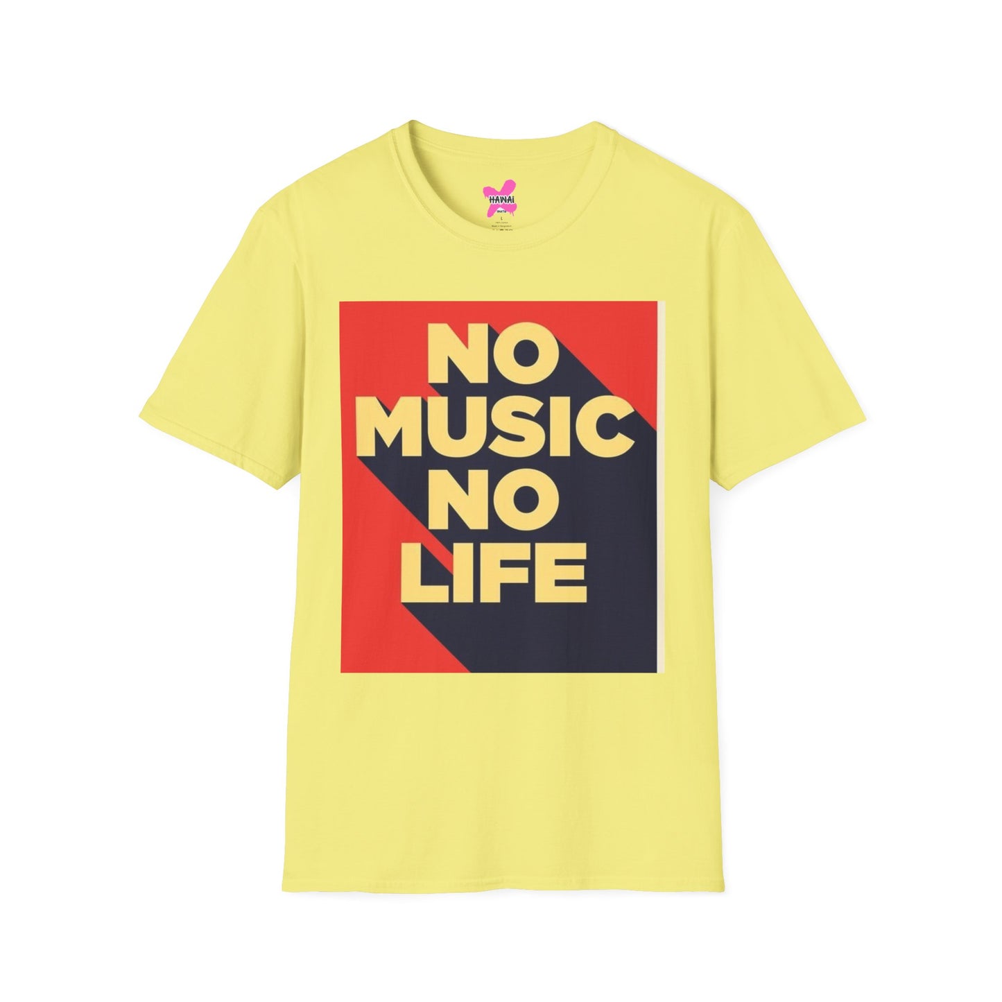 No Music No Life Unisex Softstyle T-Shirt – Music Lover's Essential