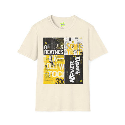Unisex Graphic Tee - 'Never Give Up' Inspirational T-Shirt