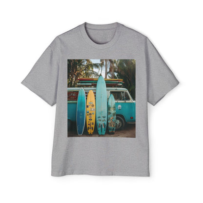 Surf Van Photo T‑Shirt — Vintage Surfboard Beach Tee