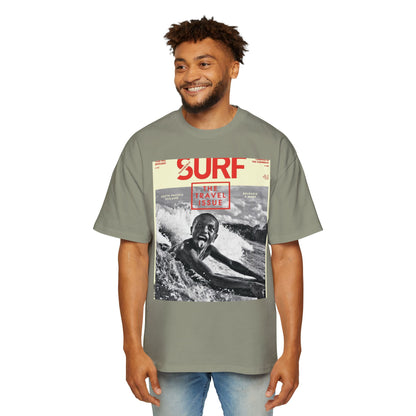 Surf Magazine Graphic Tee — "Surf: The Wave Issue" Vintage Beach Shirt