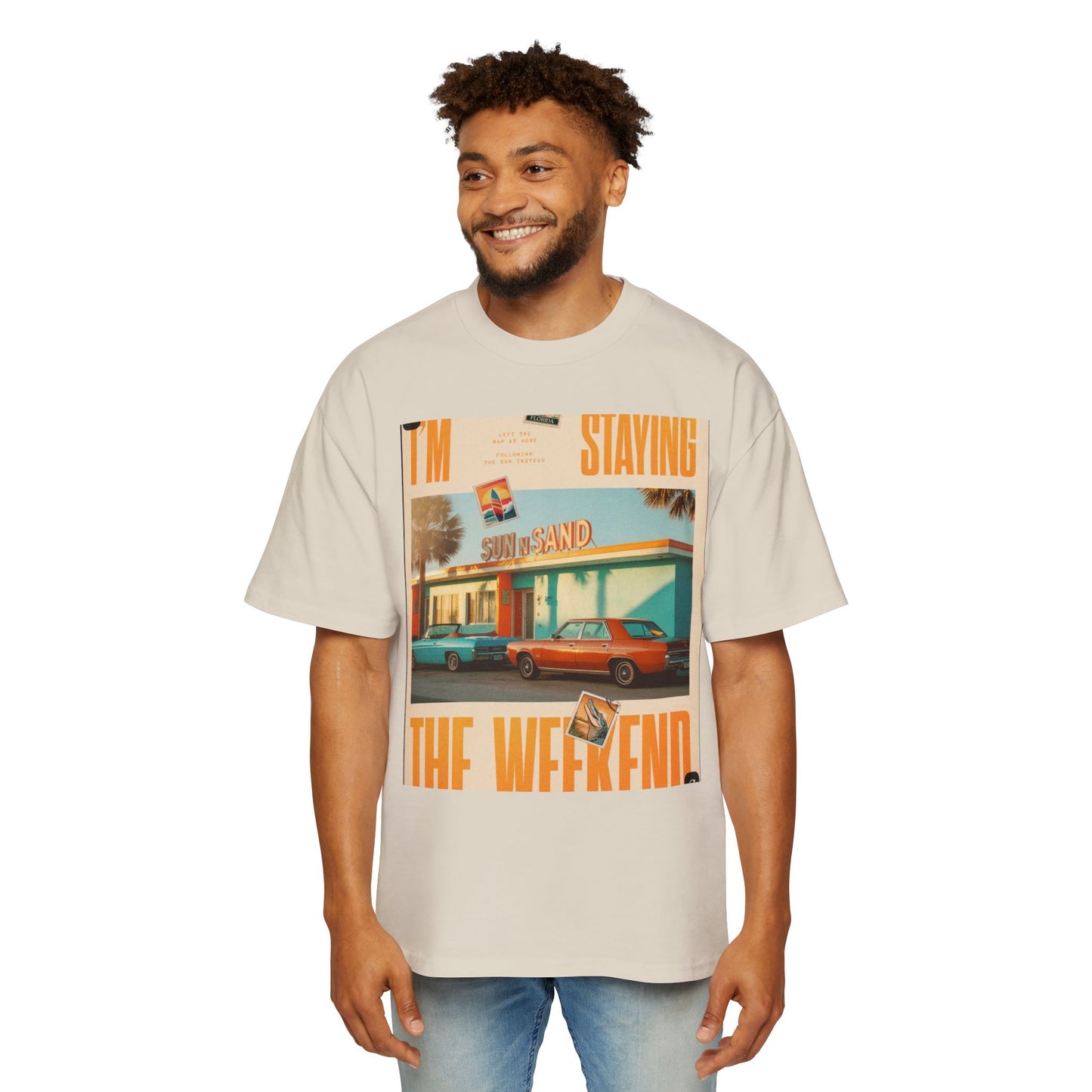 Weekend Vibes Tee — "I'm Staying the Weekend" Retro Diner Graphic T-Shirt