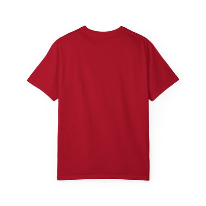 Vintage-Inspired Unisex Garment-Dyed T-Shirt with Rock Band Logo