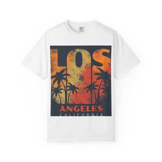 Los Angeles Sunset T-Shirt | Unisex Garment-Dyed Tee