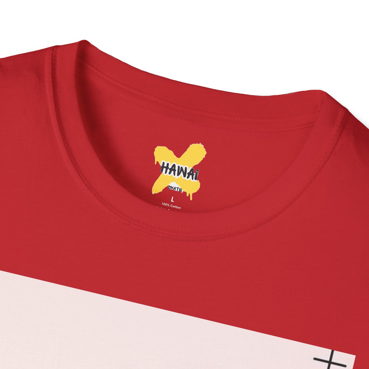 Retro Aesthetic Unisex Softstyle T-Shirt - Vintage Clouds & Texture Design