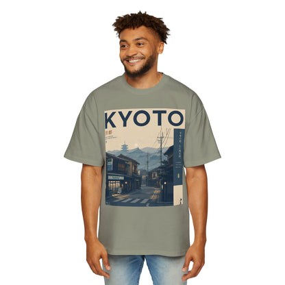 Kyoto Vintage Travel Tee — Japanese Street Scene Graphic T-Shirt
