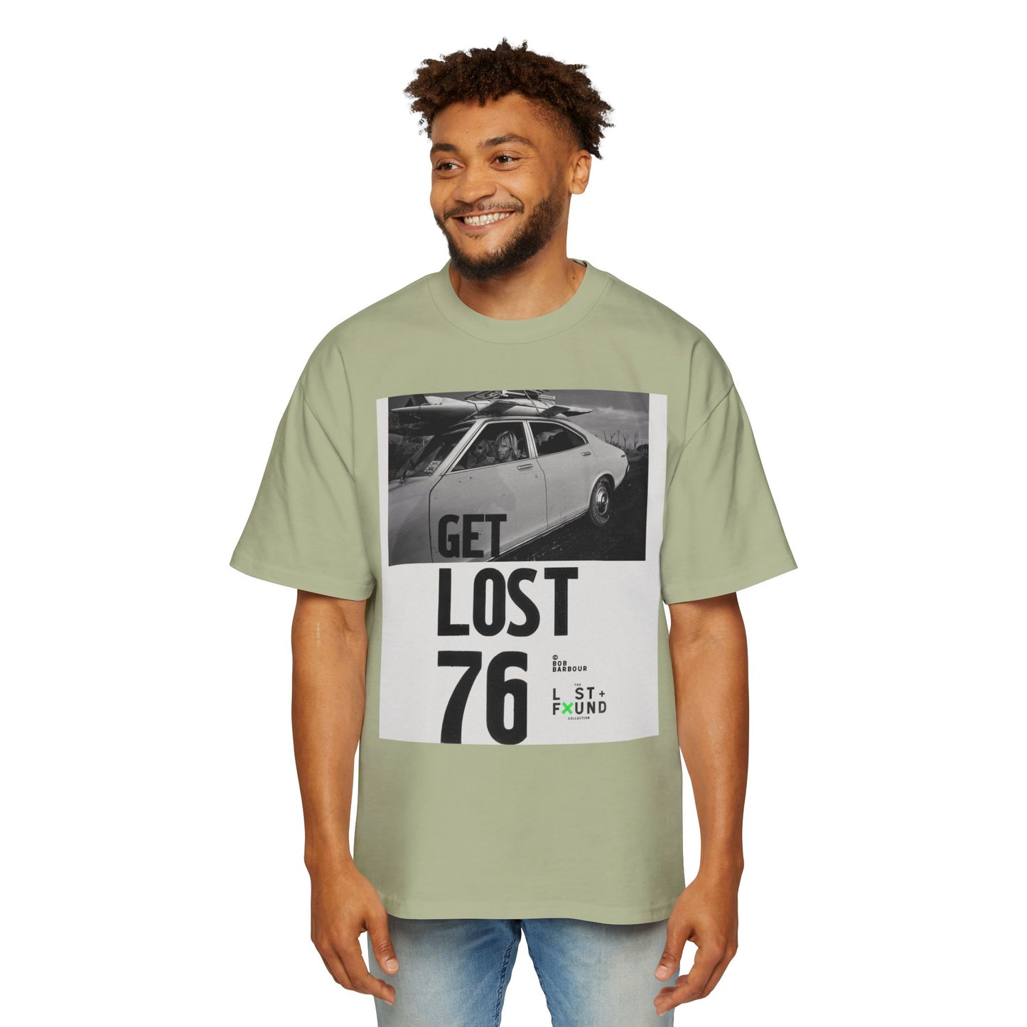 Get Lost 76 Tee — Vintage Car Graphic Oversized T‑Shirt
