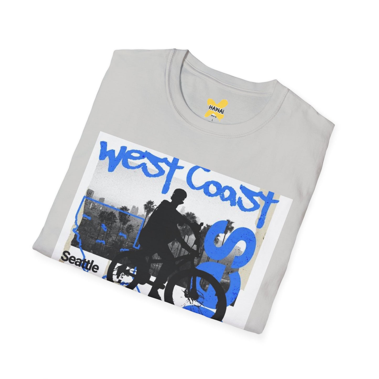 Vintage West Coast Graphic T-Shirt, Casual Tee, Summer Top, Gift for Travelers, Coastal Vibes Wear, Beach Day Shirt