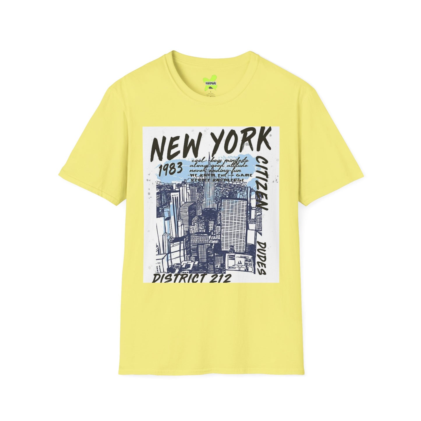 New York City Graphic Unisex T-Shirt - 1983 District 212 Design