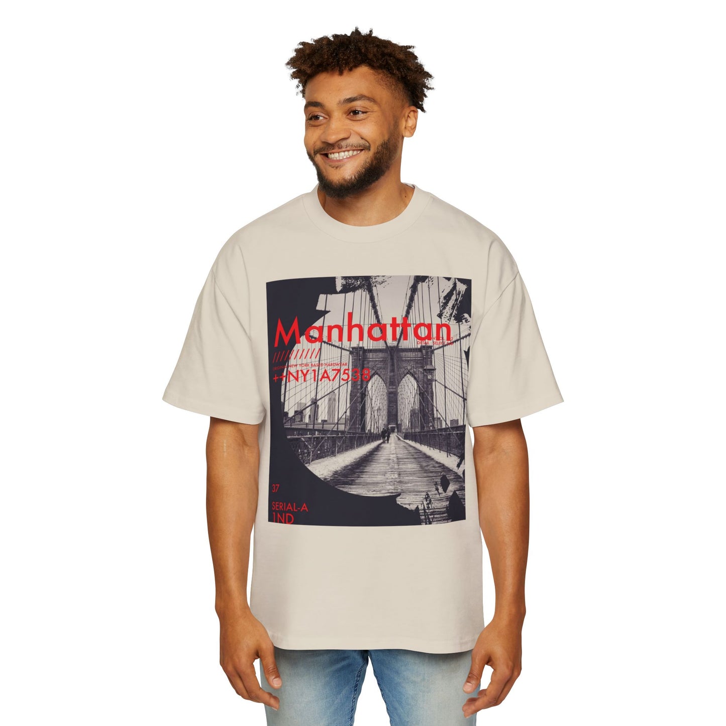 Manhattan Bridge Graphic Tee — Vintage NYC Photo Print