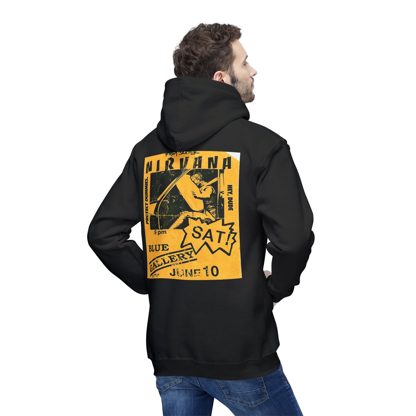 Vintage Band Graphic Unisex Hooded Sweatshirt - Made in USA