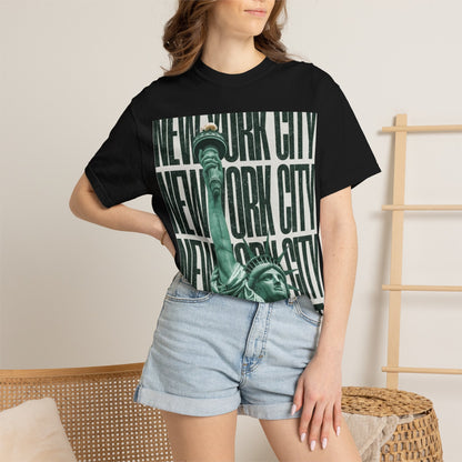 New York City Statue of Liberty Graphic T-Shirt — Retro Urban Travel Tee