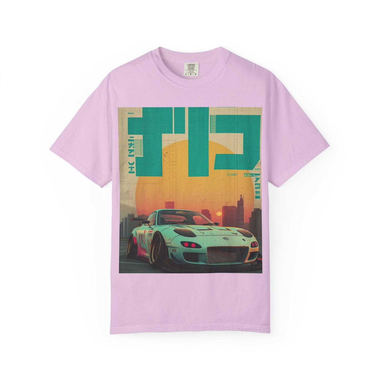 Retro Sunset Racing T-Shirt — Vintage Sports Car Graphic