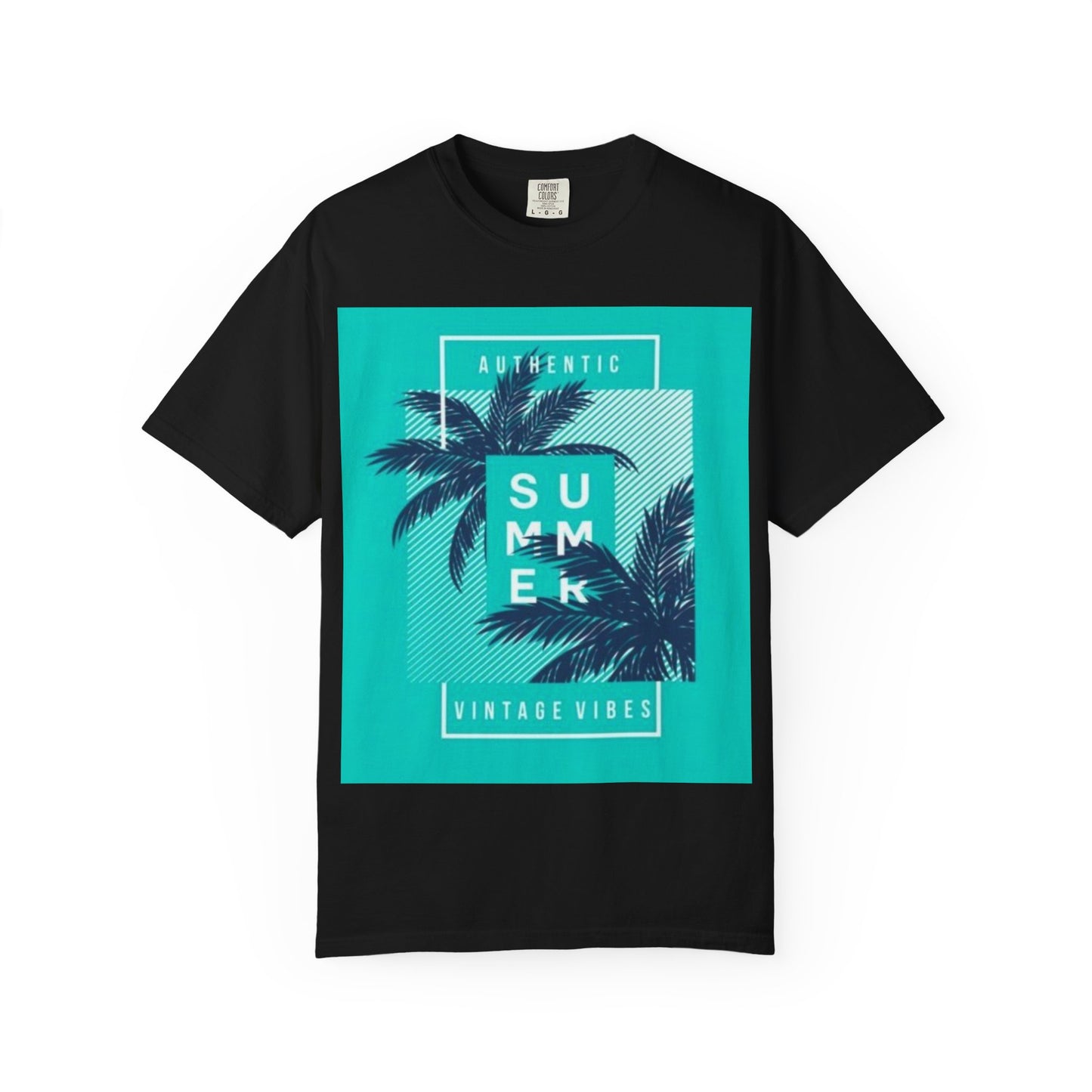 Summer Vintage Vibes T-Shirt — Palm Tree Graphic Tee