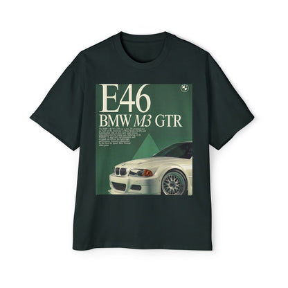 E46 BMW M3 GTR Tee — Vintage Racing Poster Graphic T-Shirt