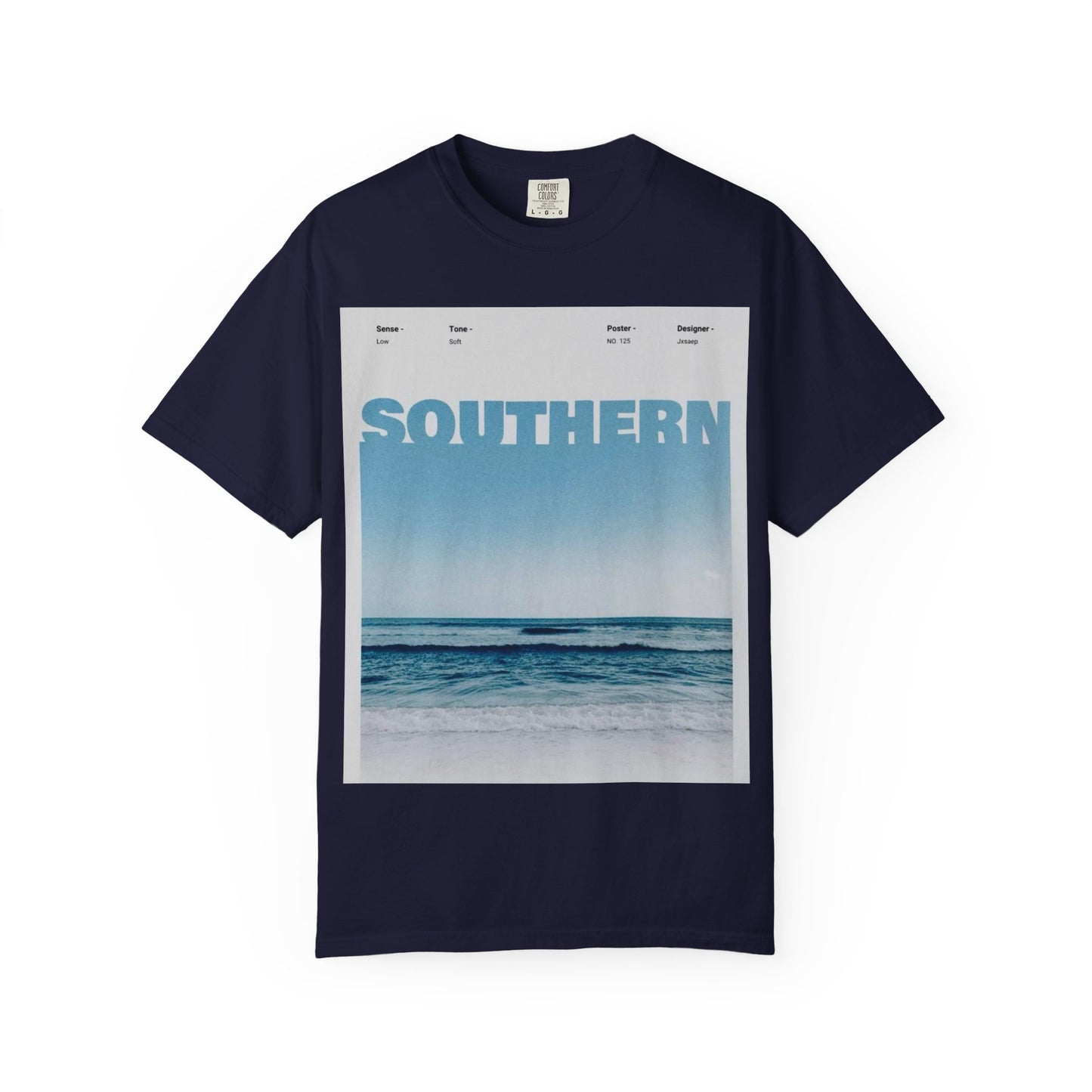 Southern Beach Photo T-Shirt — Ocean Waves Graphic Tee