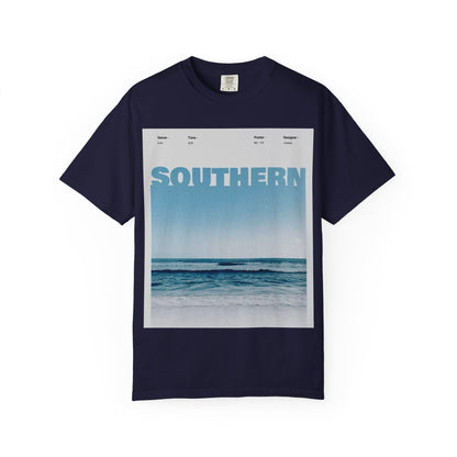 Southern Beach Photo T-Shirt — Ocean Waves Graphic Tee
