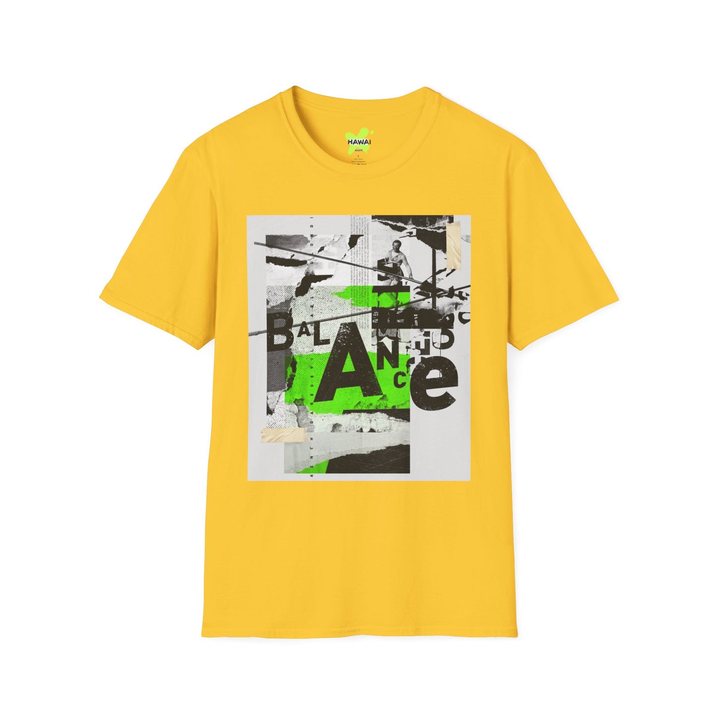 Trendy Unisex Graphic Tee - 'Balance' Design for Everyday Style