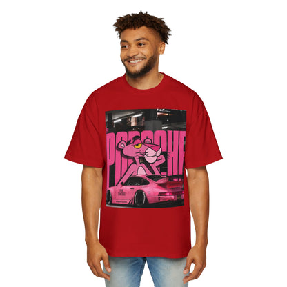 Pink Panther Streetwear Tee — Retro Racing Graphic Shirt
