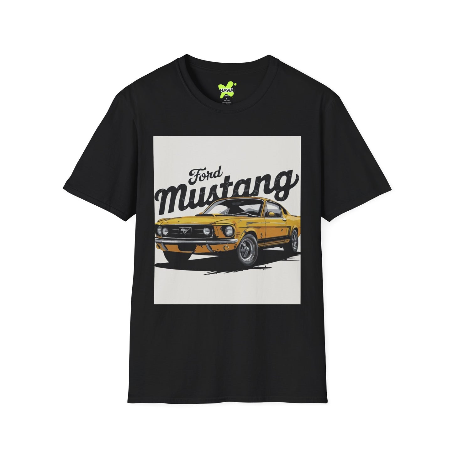 Vintage Ford Mustang Unisex Softstyle T-Shirt - Classic Car Lover Tee