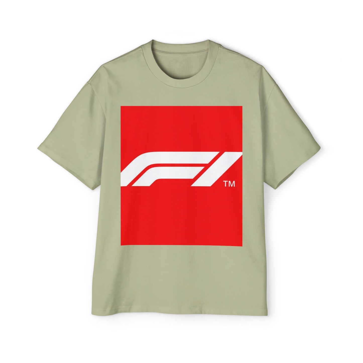 Racing Graphic Tee — Bold Red F1 Logo Shirt