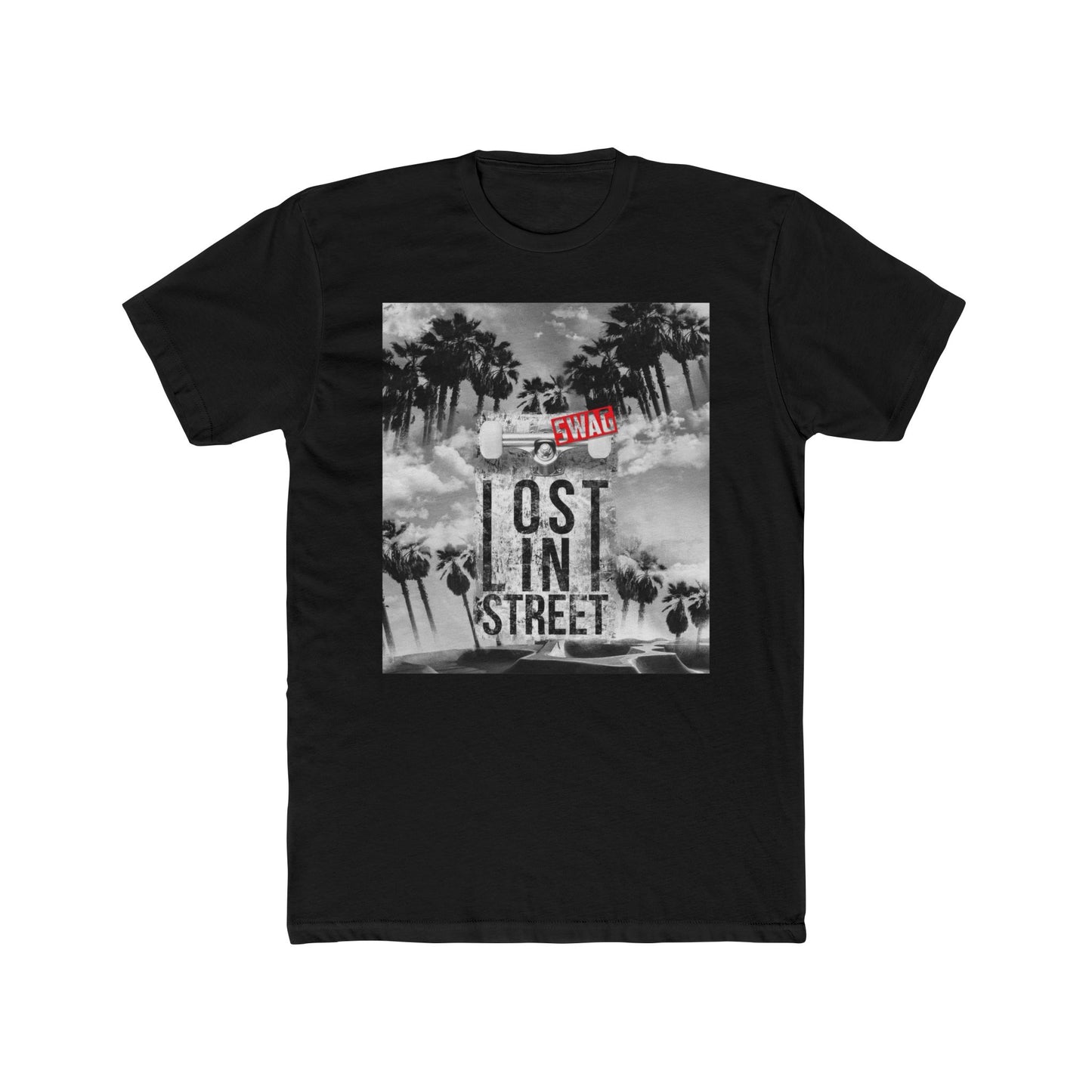 Lost in the Street Graphic Tee, Casual Everyday Shirt, Holiday Gift, Travel Enthusiast Apparel, Streetwear Fashion