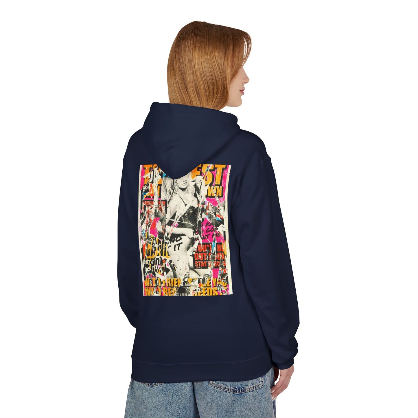 Unisex Midweight Softstyle Fleece Hoodie - Trendy Graphic Art Design