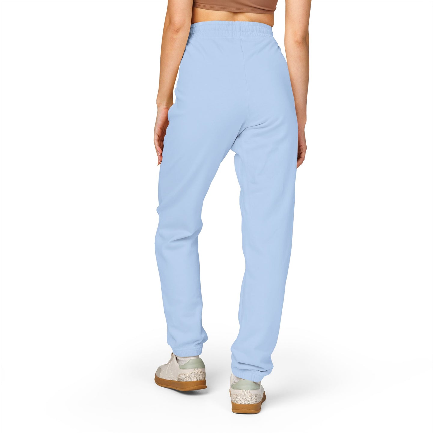 Graphic Sweatpants — Yellow Block 'BEAT' Streetwear Joggers