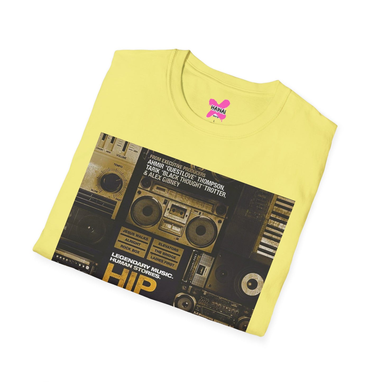 Hip Hop Vibes Unisex T-Shirt, Retro Music Tee, Gift for Music Lovers, Streetwear Style, Festival Shirt, Unisex Graphic Tee