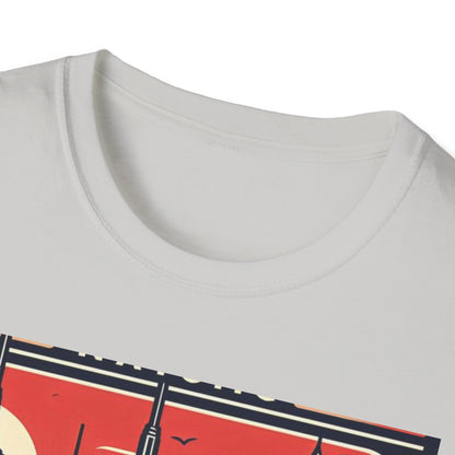 NYC Vintage T-Shirt, Unisex Softstyle Tee, New York City Shirt, Travel Souvenir Gift, Casual Wear for Tourists