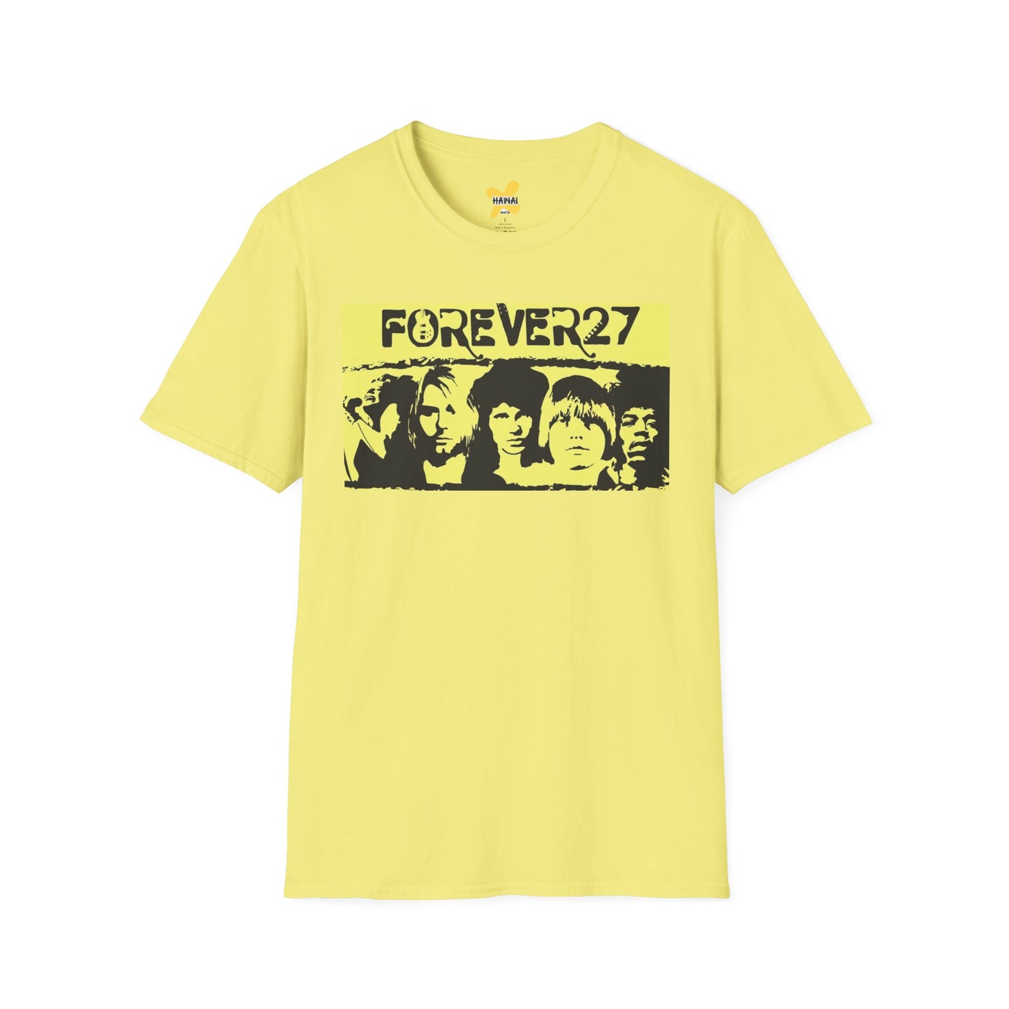 Forever 27 Unisex Softstyle T-Shirt - Tribute to Iconic Musicians