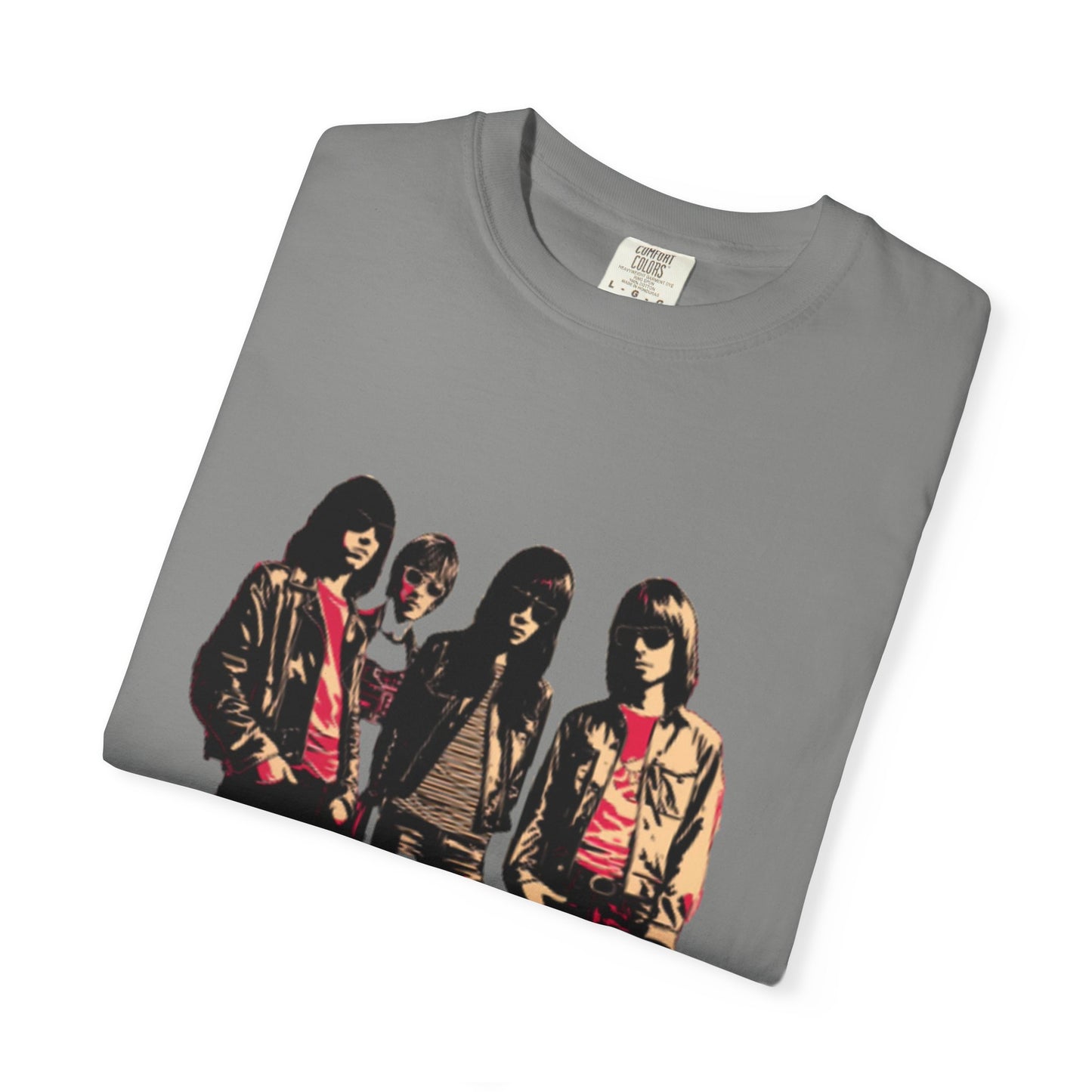 Rock Band Graphic Unisex Garment-Dyed T-Shirt