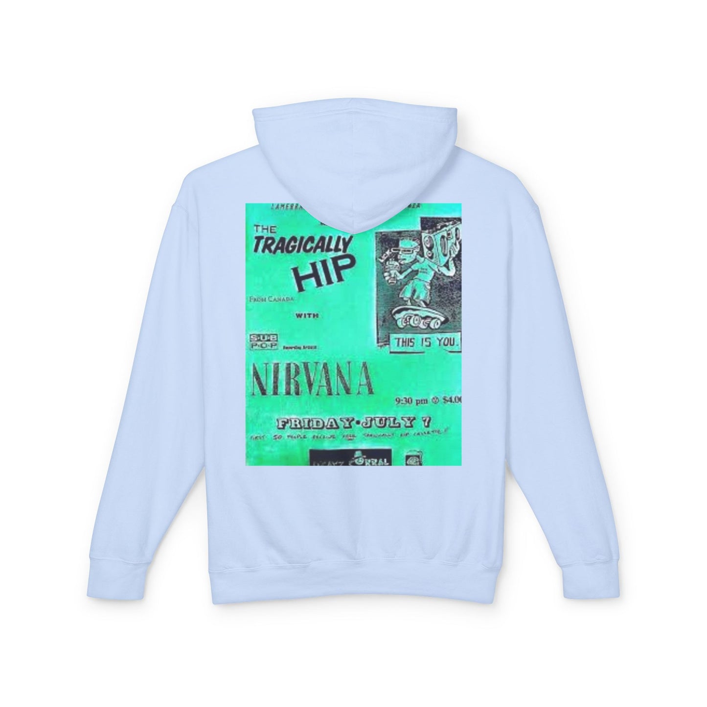 Unisex Lightweight Hooded Sweatshirt