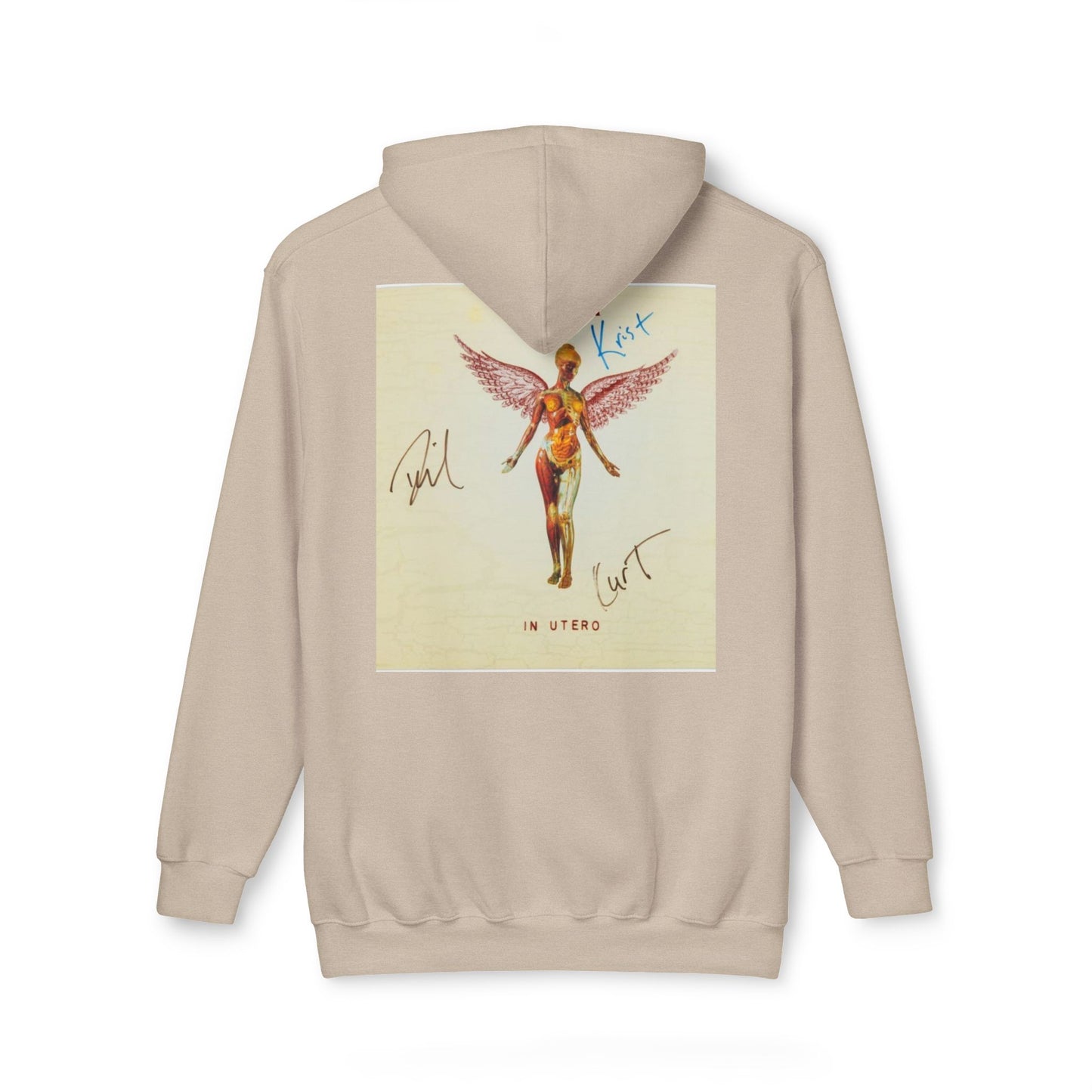 Kurt Cobain Inspired Unisex Hooded Sweatshirt - Alternative Music Apparel