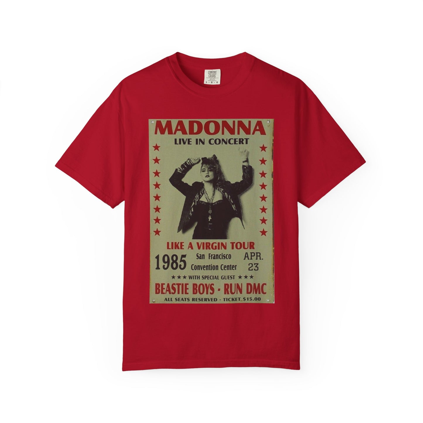 Retro Concert T-Shirt - Madonna 'Like a Virgin' Tour