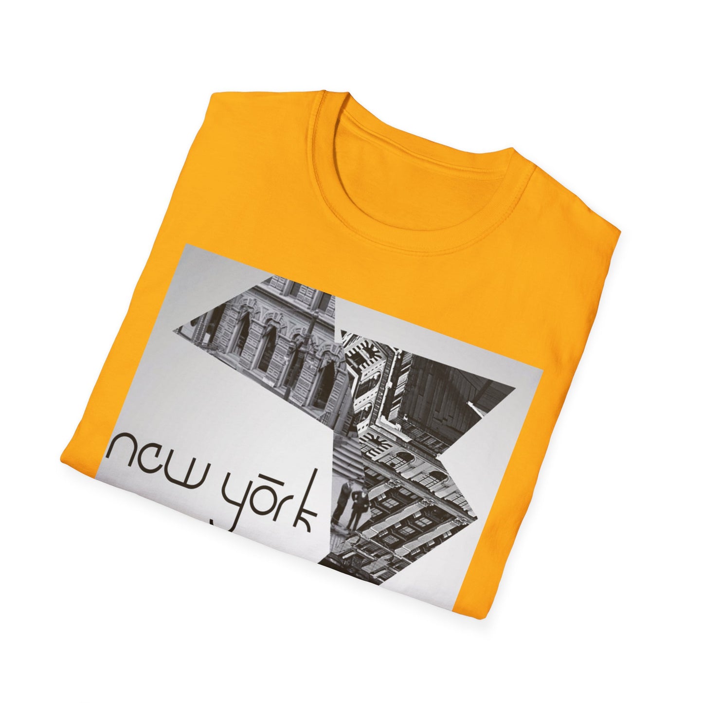 New York City Graphic T-Shirt, Unisex Softstyle Tee, Urban Fashion, Gift for Travelers, Streetwear Style, Vintage NYC Apparel