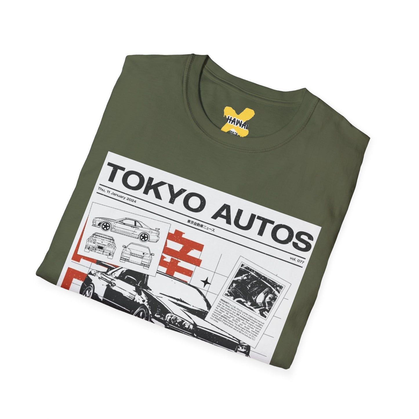 Tokyo Autos Street Beast T-Shirt, Unisex Graphic Tee, Car Enthusiast Gift, Casual Streetwear, Automotive Fashion, Birthday Gift