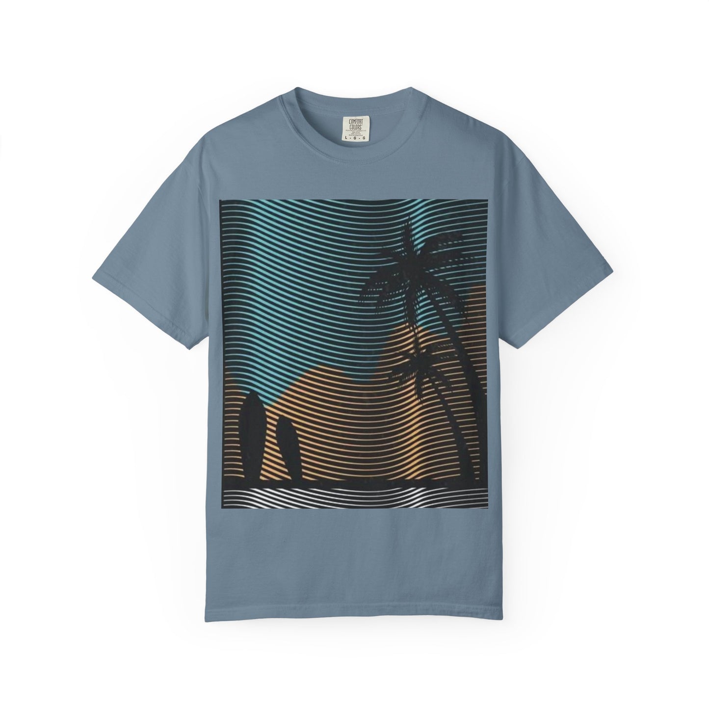 Chill Vibes Unisex Garment-Dyed T-Shirt for Beach Lovers, Summer Casual Wear, Vacation Tee, Relaxed Fit, Gift for Him/Her