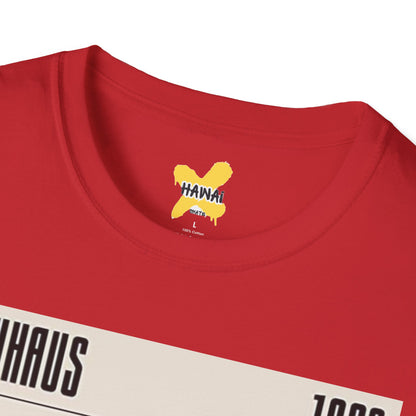 Retro Bauhaus 1923 Unisex Softstyle T-Shirt - Vintage Graphic Tee