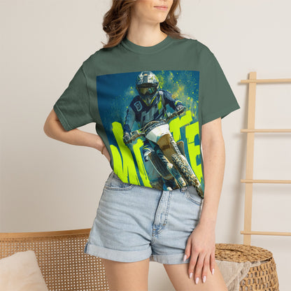 Motocross Dirt Bike Rider T‑Shirt — Extreme Off‑Road Racing Tee