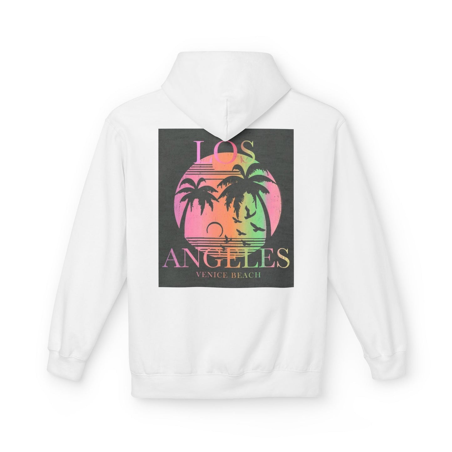Los Angeles Venice Beach Graphic Hoodie - Cozy Unisex Fleece for Casual Style