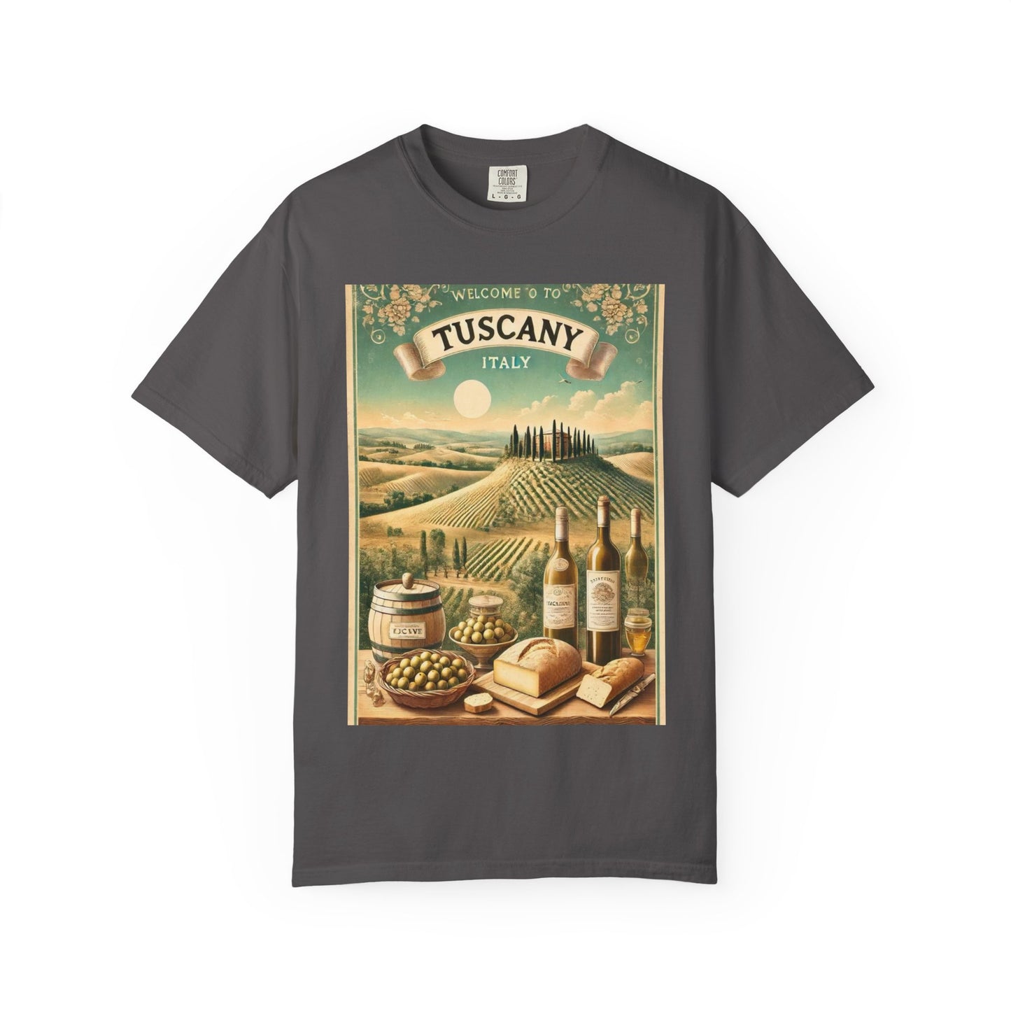 Vintage Tuscany Scene Unisex T-Shirt