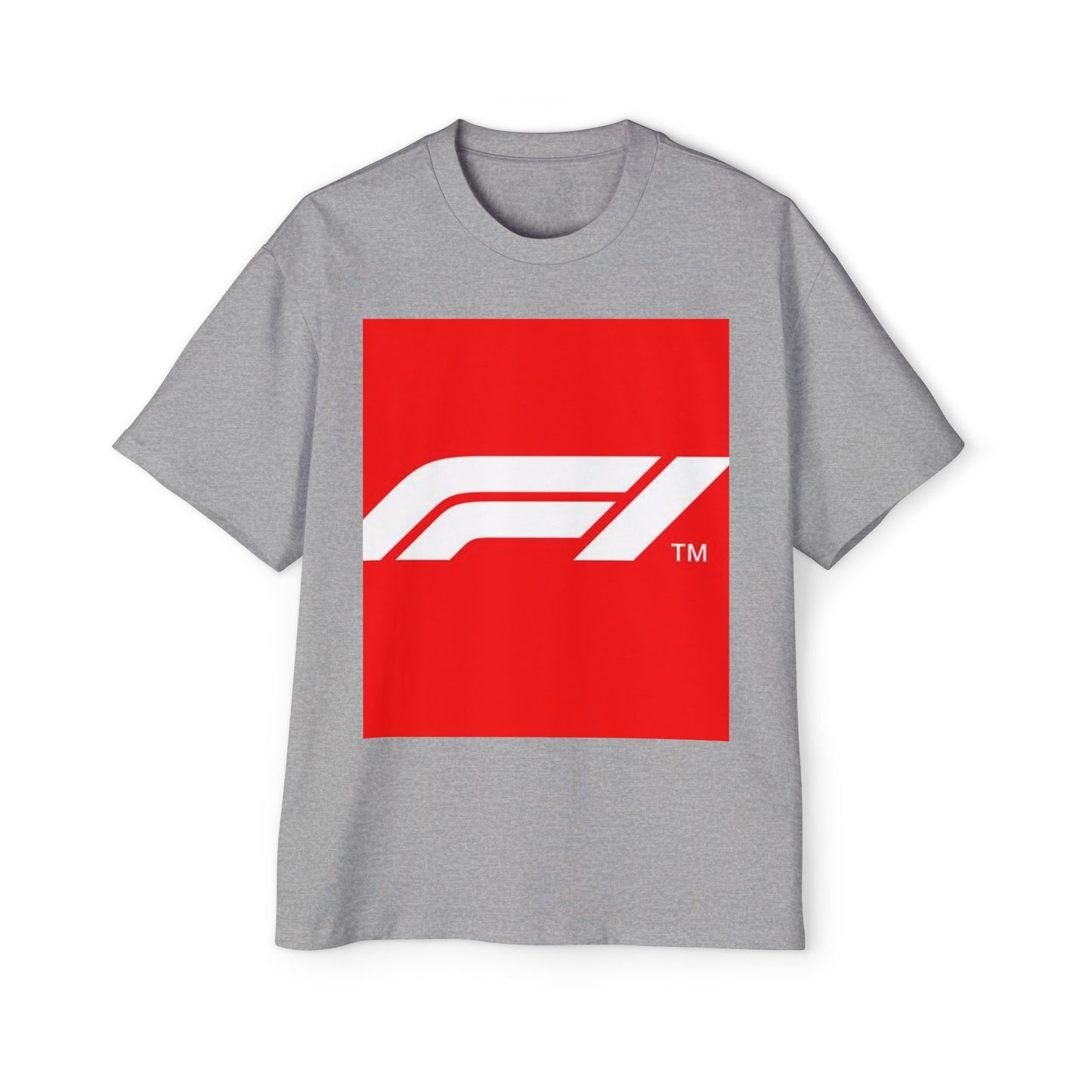 Racing Graphic Tee — Bold Red F1 Logo Shirt