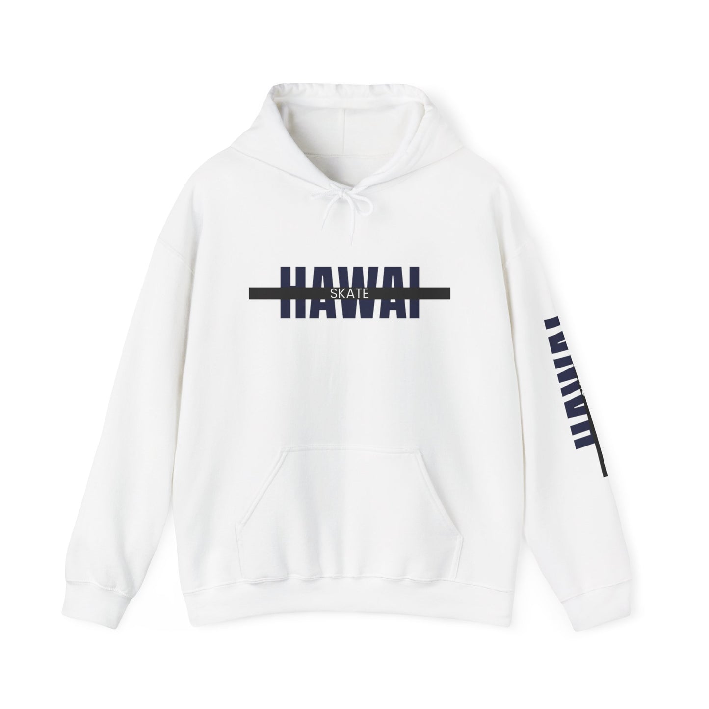 Hawaii Skate Hoodie - Cozy Unisex Heavy Blend Sweatshirt, Perfect for Beach Days, Skateboarding, Casual Outings, Gift Idea