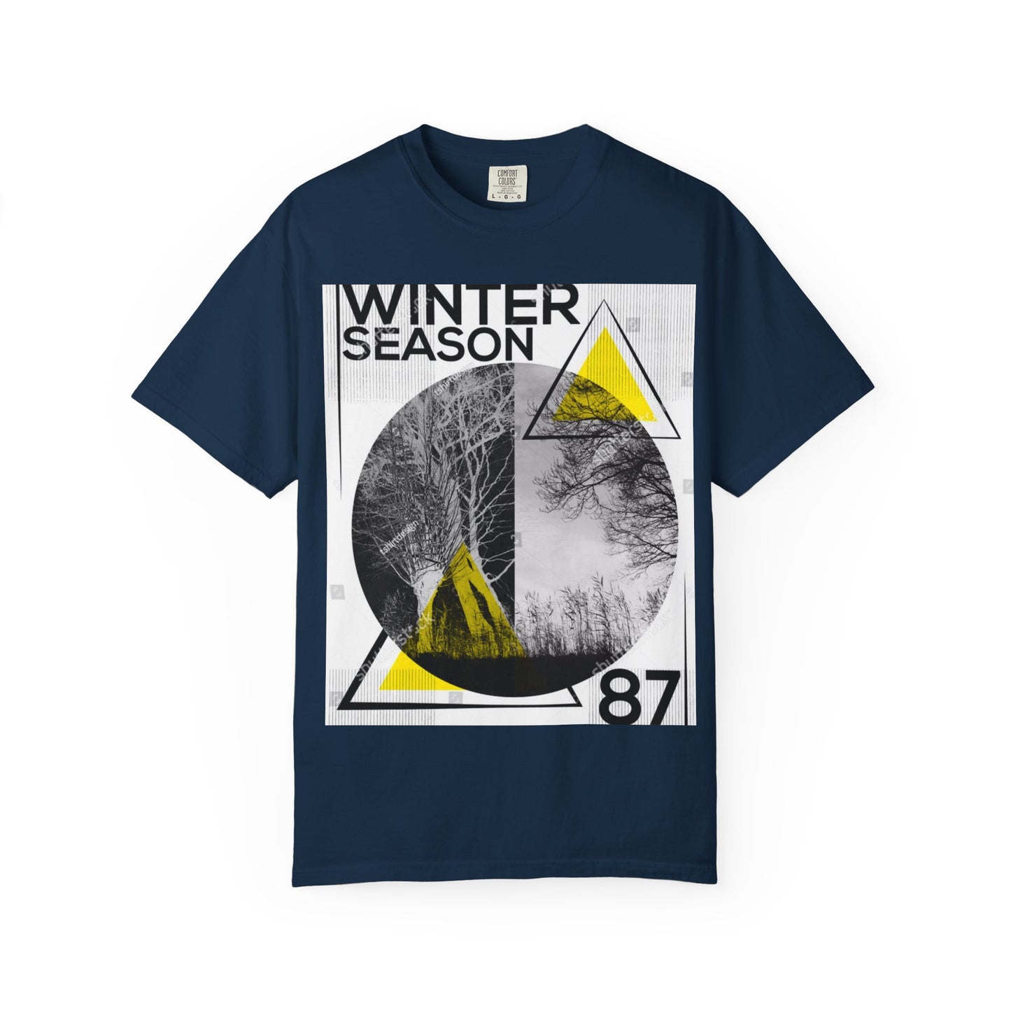 Winter Season Graphic T-shirt, Unisex Tee for Fashion Lovers, Cool Casual Wear, Winter Apparel, Unique Gift for Him/Her