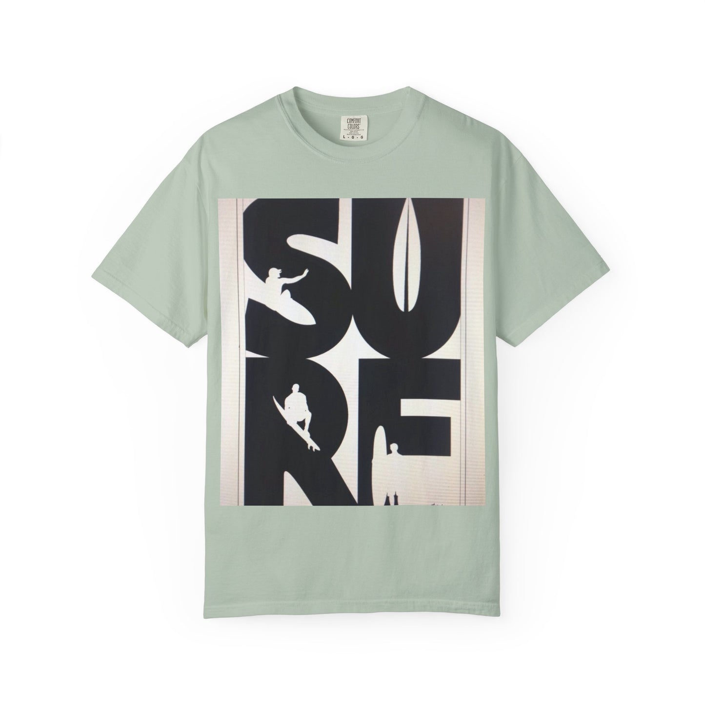 Surf Inspired Unisex Garment-Dyed T-Shirt, Beachwear, Casual Summer Tee, Surfing Gift, Trendy Streetwear, Comfortable Lifestyle Top