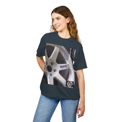 Rays Wheel Graphic Tee - JDM Racing Rim T-Shirt