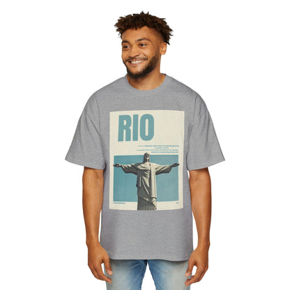 Rio Vintage Poster T-Shirt — Christ the Redeemer Travel Tee