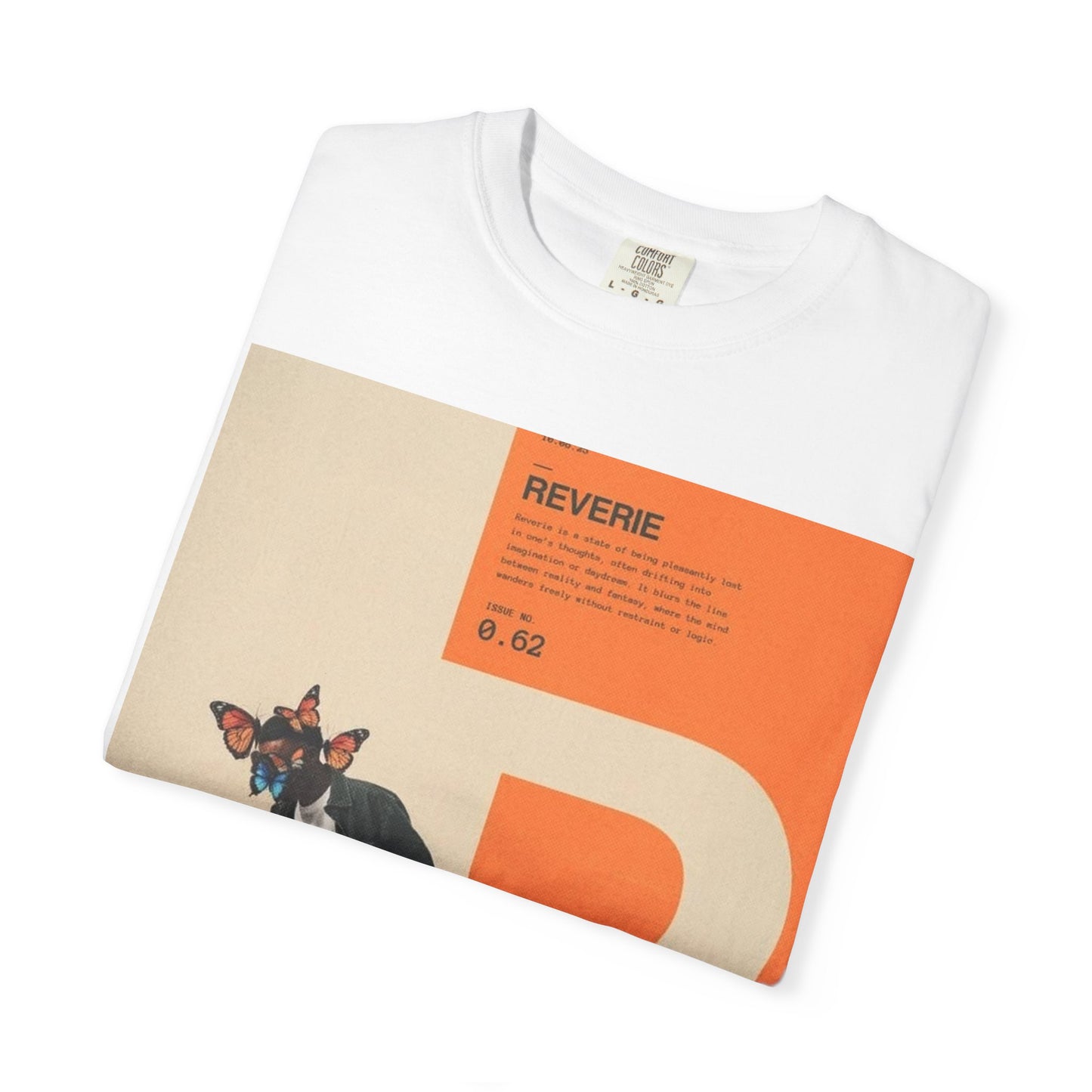 Reverie Skateboard Graphic T‑Shirt — Vintage R Letter Streetwear Tee