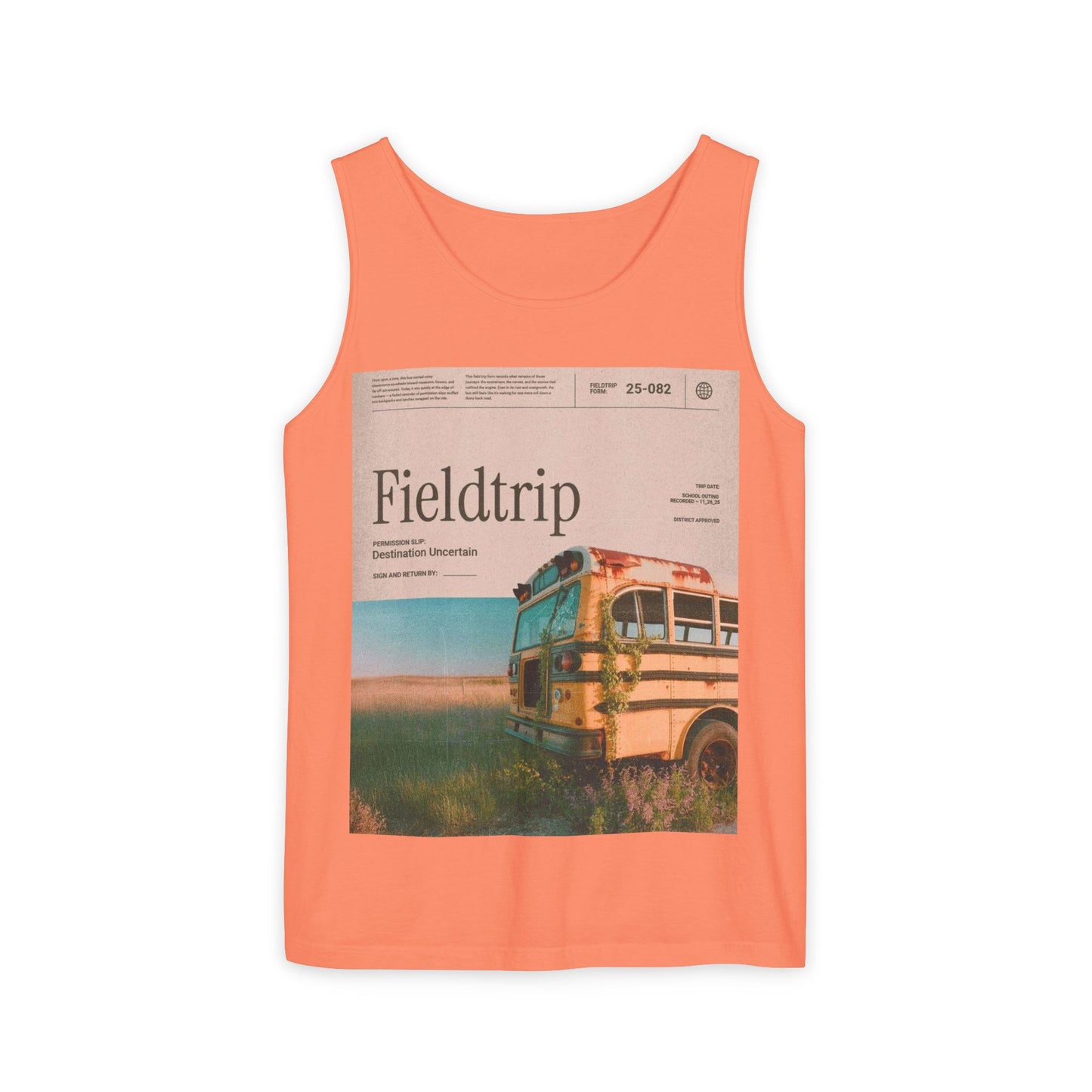 Fieldtrip Vintage Bus Tank Top — Retro Travel Graphic Tank